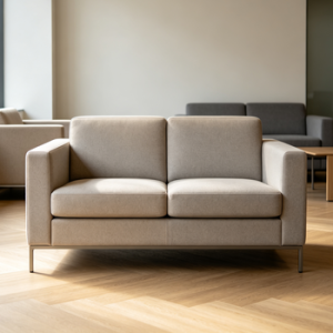 HarborNest Two-Seat Business Sofa
