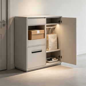 ParcelNest Entry Catchall Cabinet