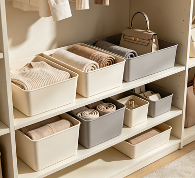 ClosetCraft Modular Shelf Bin Suite