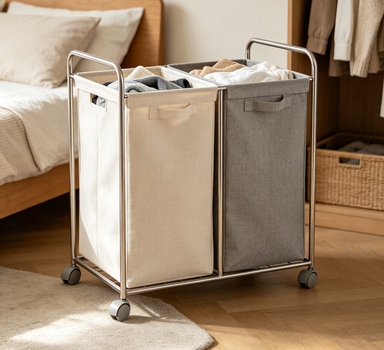 LinenWorks Rolling Laundry Sorter