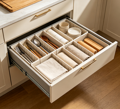 SlideLuxe Deep Drawer Organizer System